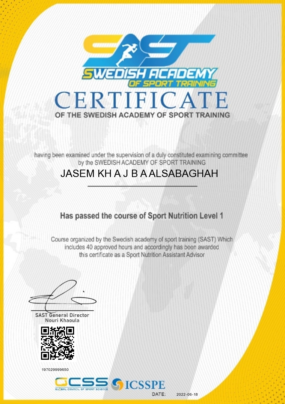 JASEM KH A J B A ALSABAGHAH